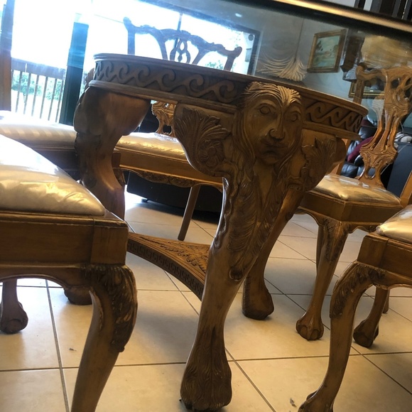 Antique dinning set - Picture 3 of 3